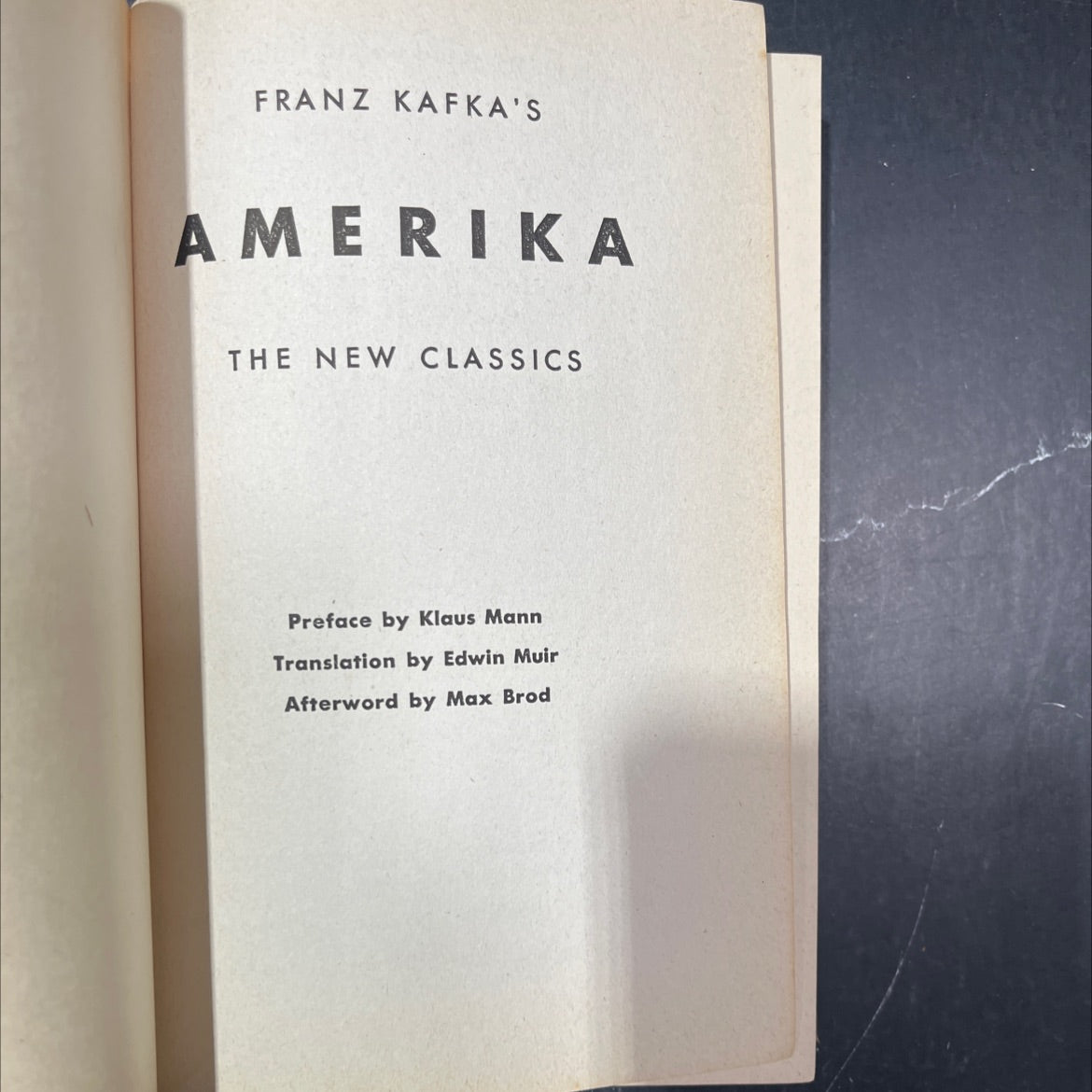 franz kafka's amerika book, by Franz Kafka, 1946 Hardcover image 2