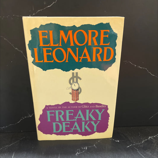freaky deaky book, by Elmore Leonard, 1988 Hardcover image 1