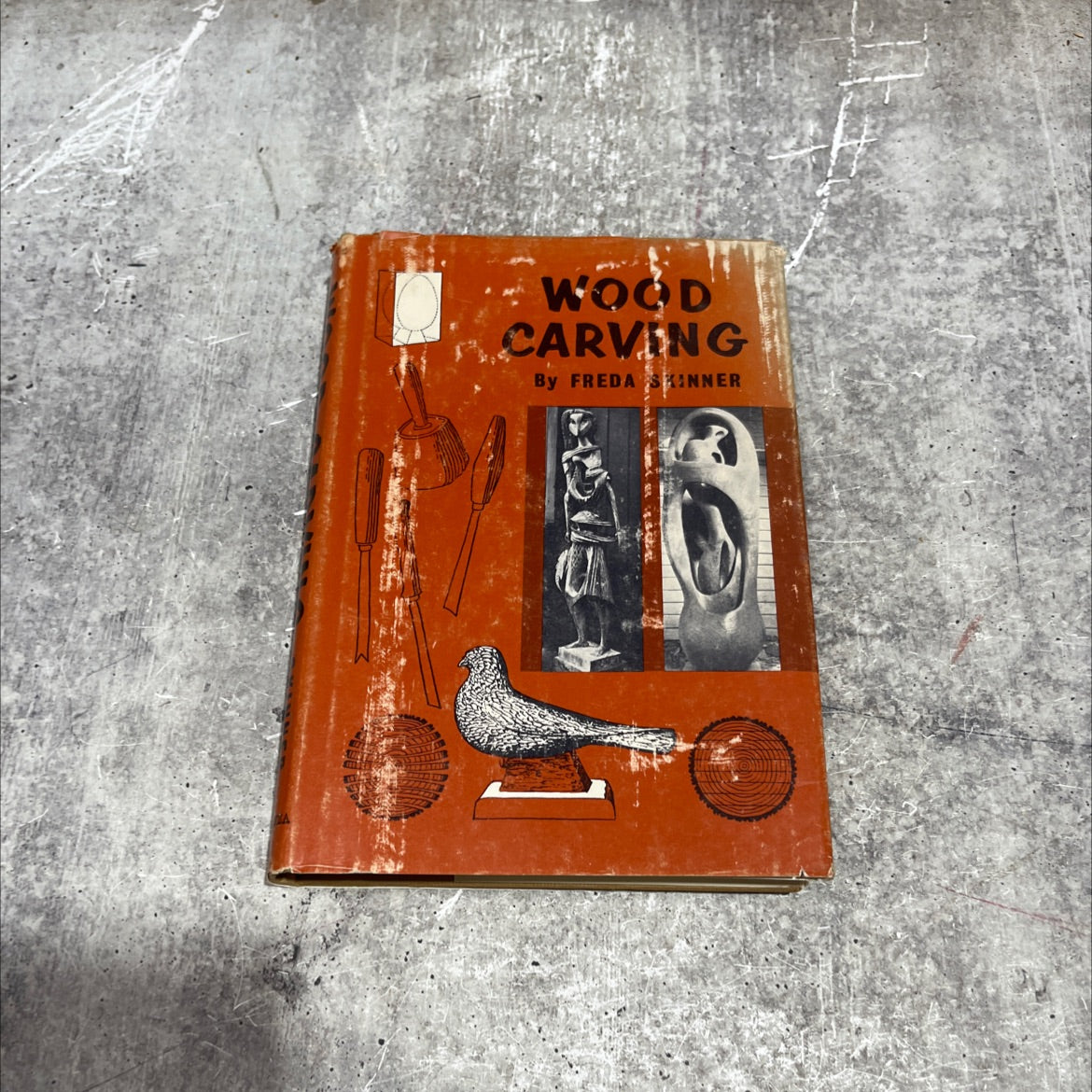freda skinner wood carving illustrated book, by Constance Morton, 1961 Hardcover image 1