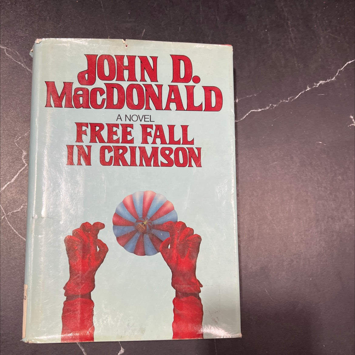 free fall in crimson book, by John D. MacDonald, 1981 Hardcover image 1