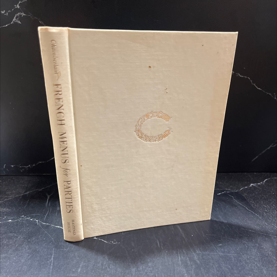 french menus for parties book, by narcisse chamberlain, 1968 Hardcover image 1