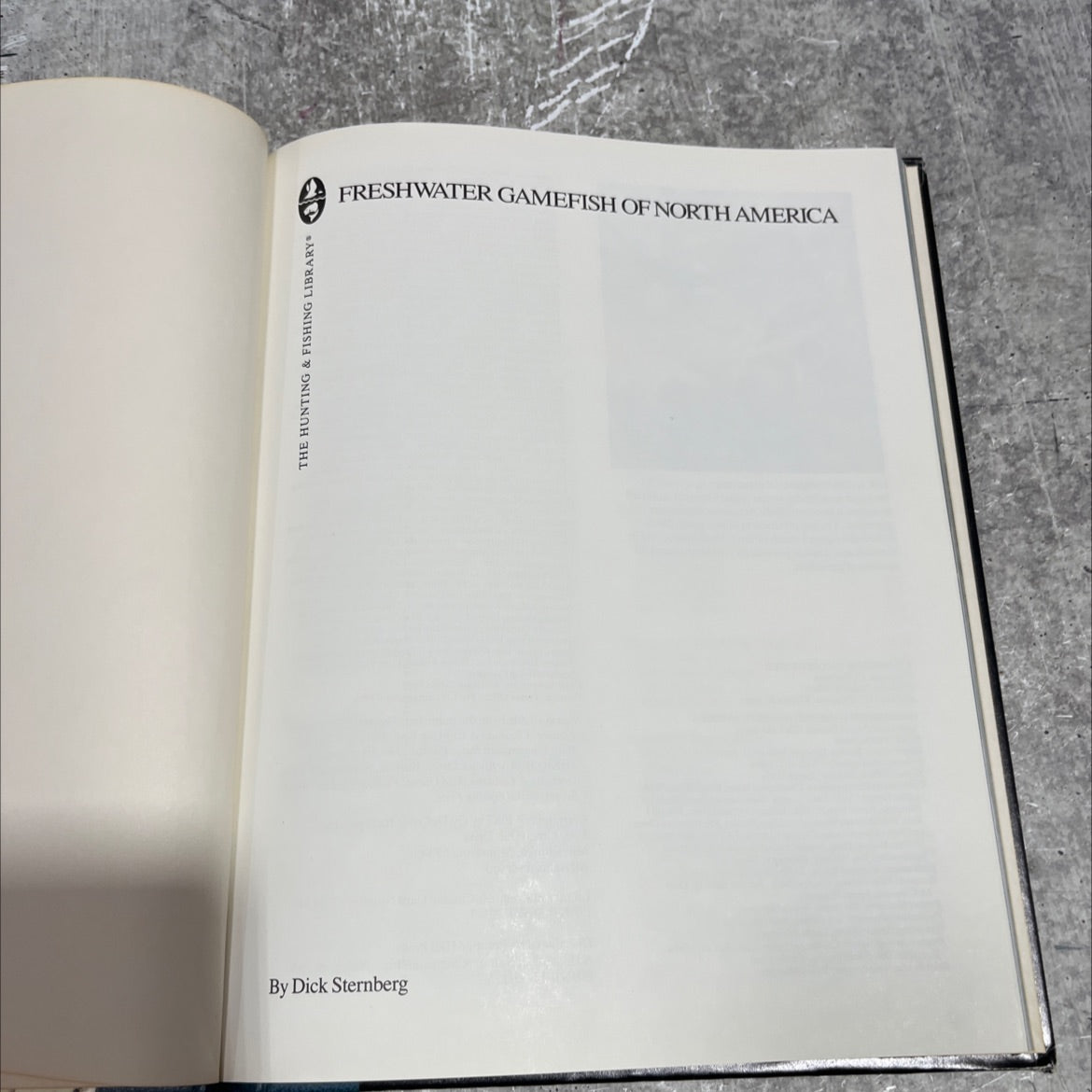 freshwater gamefish of north america book, by Dick Sternberg, 1987 Hardcover image 2