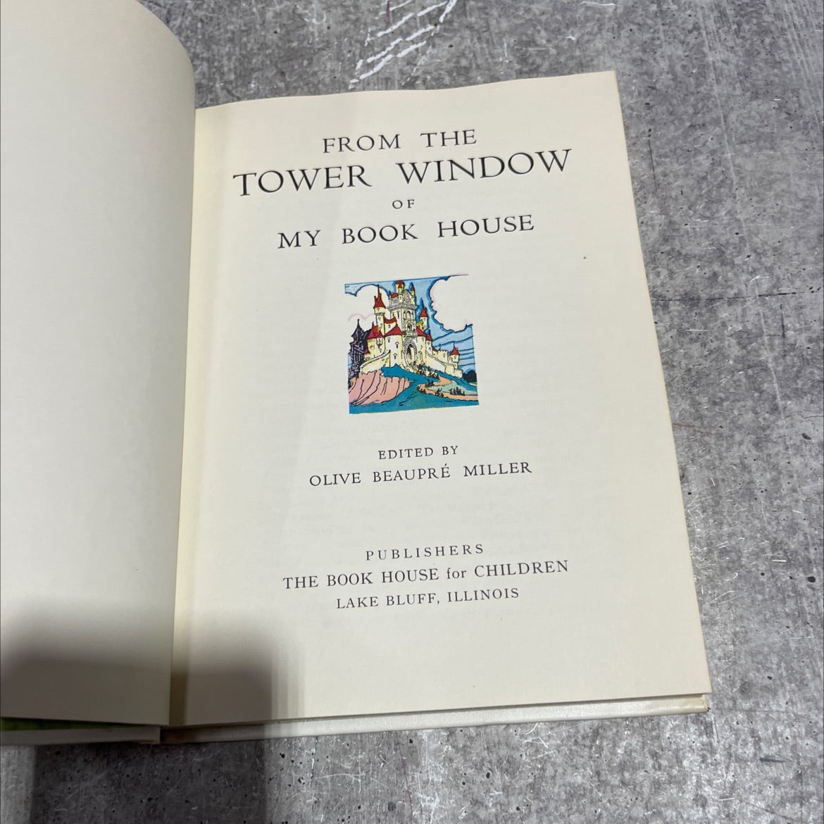 from the tower window of my book house book, by olive beaupré miller, 1971 Hardcover image 2