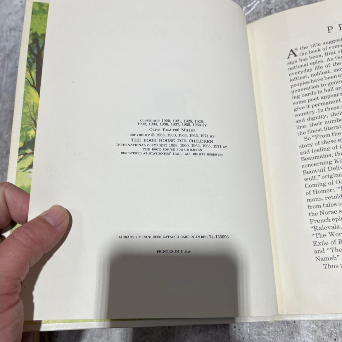 from the tower window of my book house book, by olive beaupré miller, 1971 Hardcover image 3