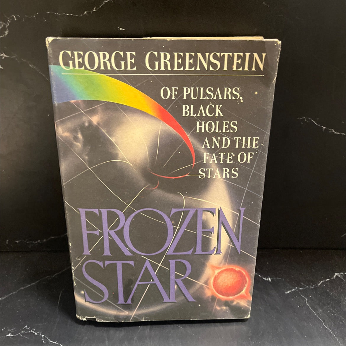 frozen star book, by George Greenstein, 1983 Hardcover image 1