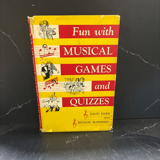 fun with musical games and quizzes book, by david ewen, nicolas slonimsky, 1952 Hardcover image 1