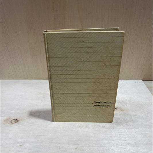 fundamental mathematics book, by thomas l. wade, howard e. taylor, 1961 Hardcover image 1