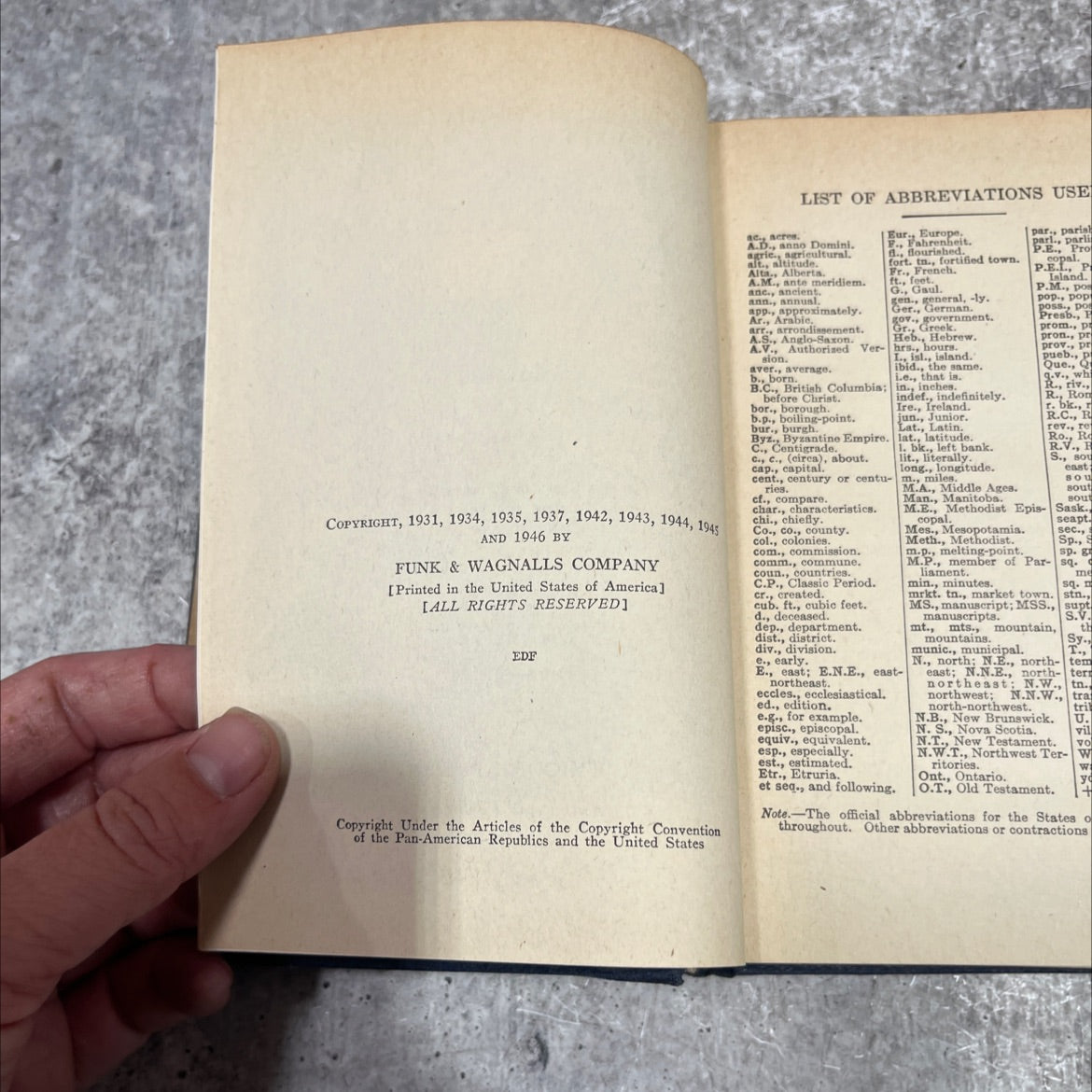 funk & wagnalls new standard encyclopedia of universal knowledge book, by frank h. vizetelly, 1946 Hardcover image 3