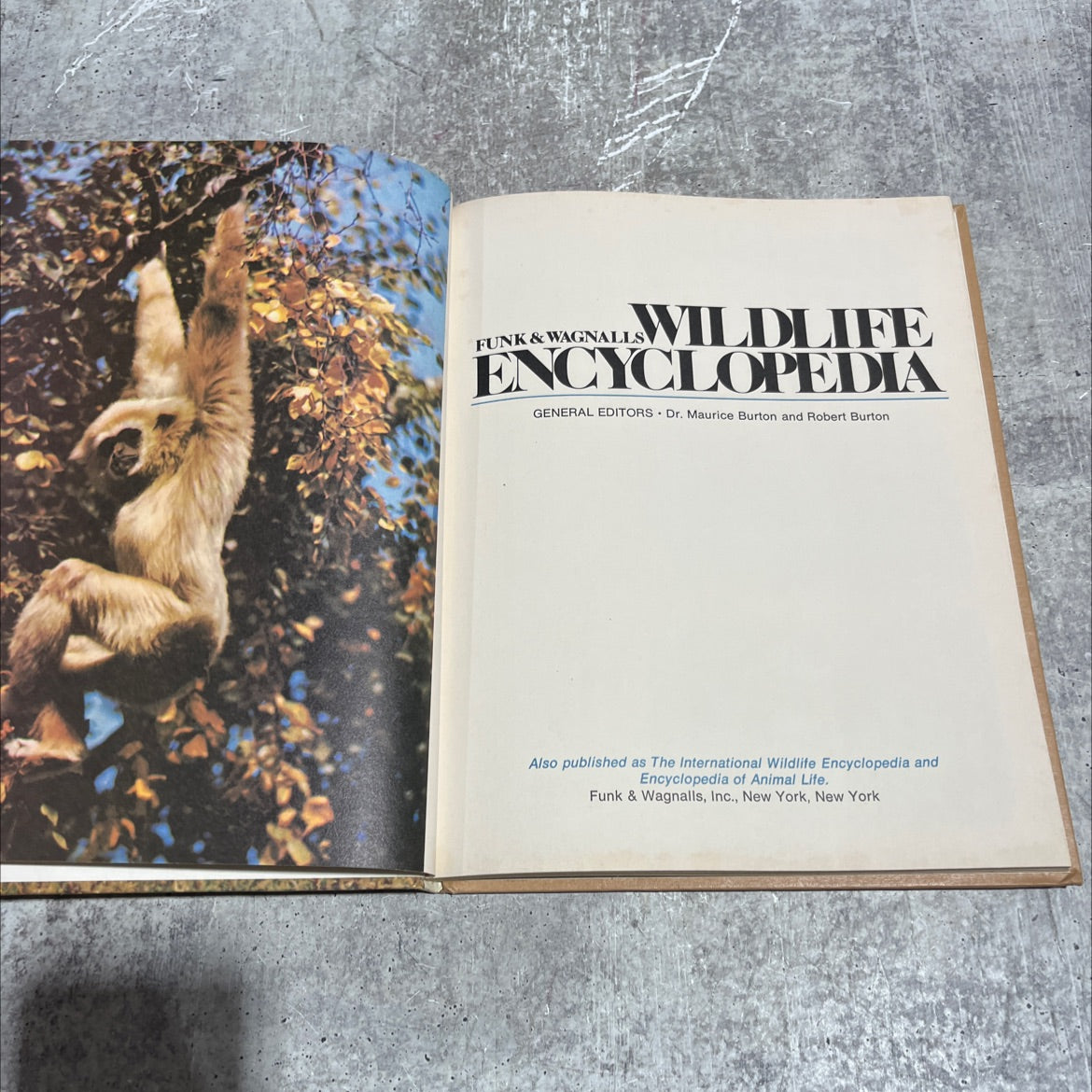 funk & wagnalls wildlife encyclopedia book, by Dr. Maurice Burton and Robert Burton, 1974 Hardcover image 2