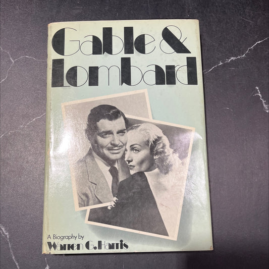 gable and lombard book, by warren g. harris, 1974 Hardcover image 1