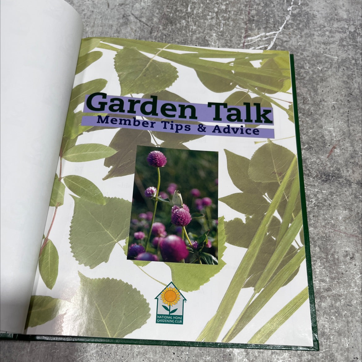 garden talk member tips & advice book, by national home gardening club, 1999 Hardcover image 2