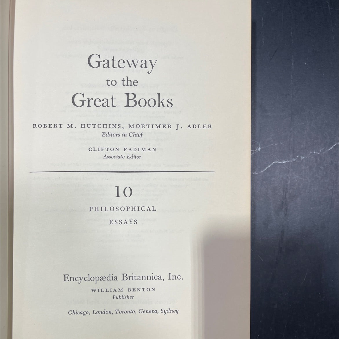 gateway to the great books book, by robert m. hutchins, mortimer j. adler, 1963 Hardcover image 2