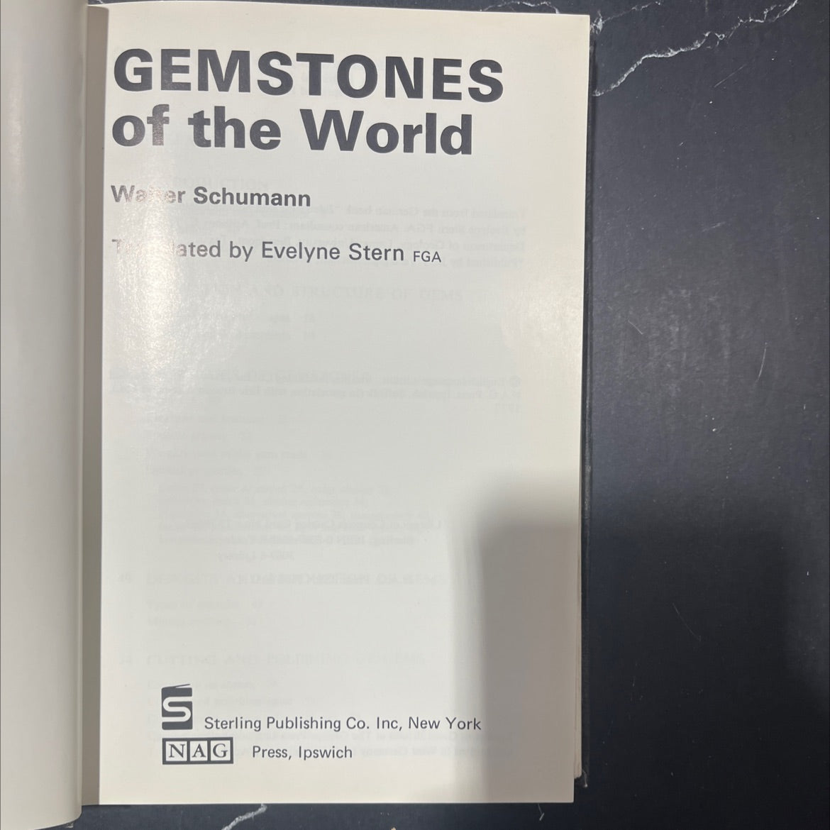gemstones of the world book, by waxer schumann, 1984 Hardcover image 2