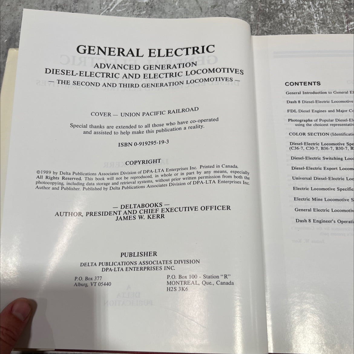 general electric diesel-electric and electric locomotives advanced generation book, by james w. kerr, 1989 Hardcover image 3