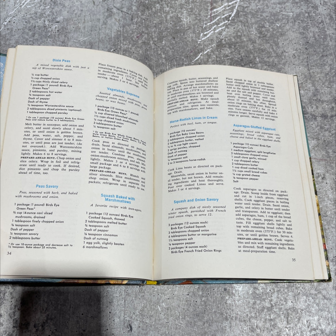 general foods kitchens frozen foods cookbook book, by general foods kitchens, 1961 Hardcover image 4