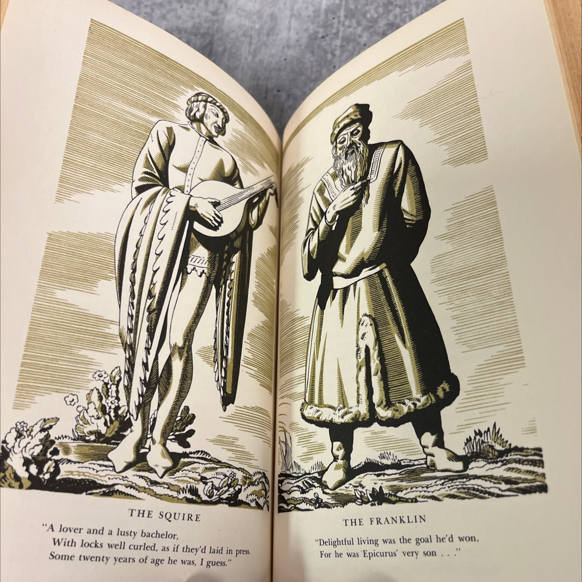 geoffrey chaucer canterbury tales rendered into modern english book, by j. u. nicolson, 1934 Hardcover image 4