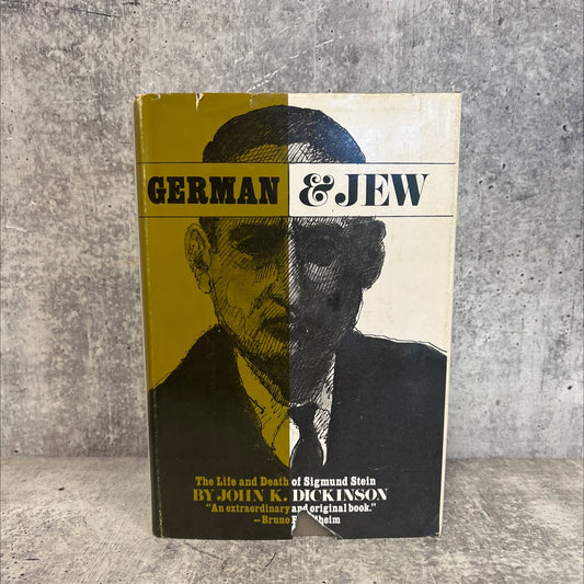 german & jew book, by John K. Dickinson, 1967 Hardcover image 1