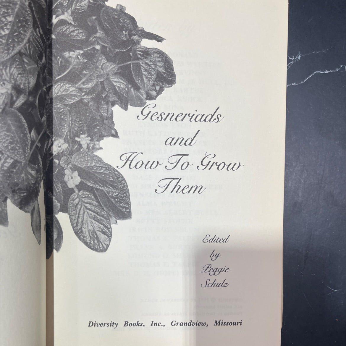gesneriads and how to grow them book, by elvin mcdonald, kathryn m. schulz, and others, 1967 Hardcover image 2