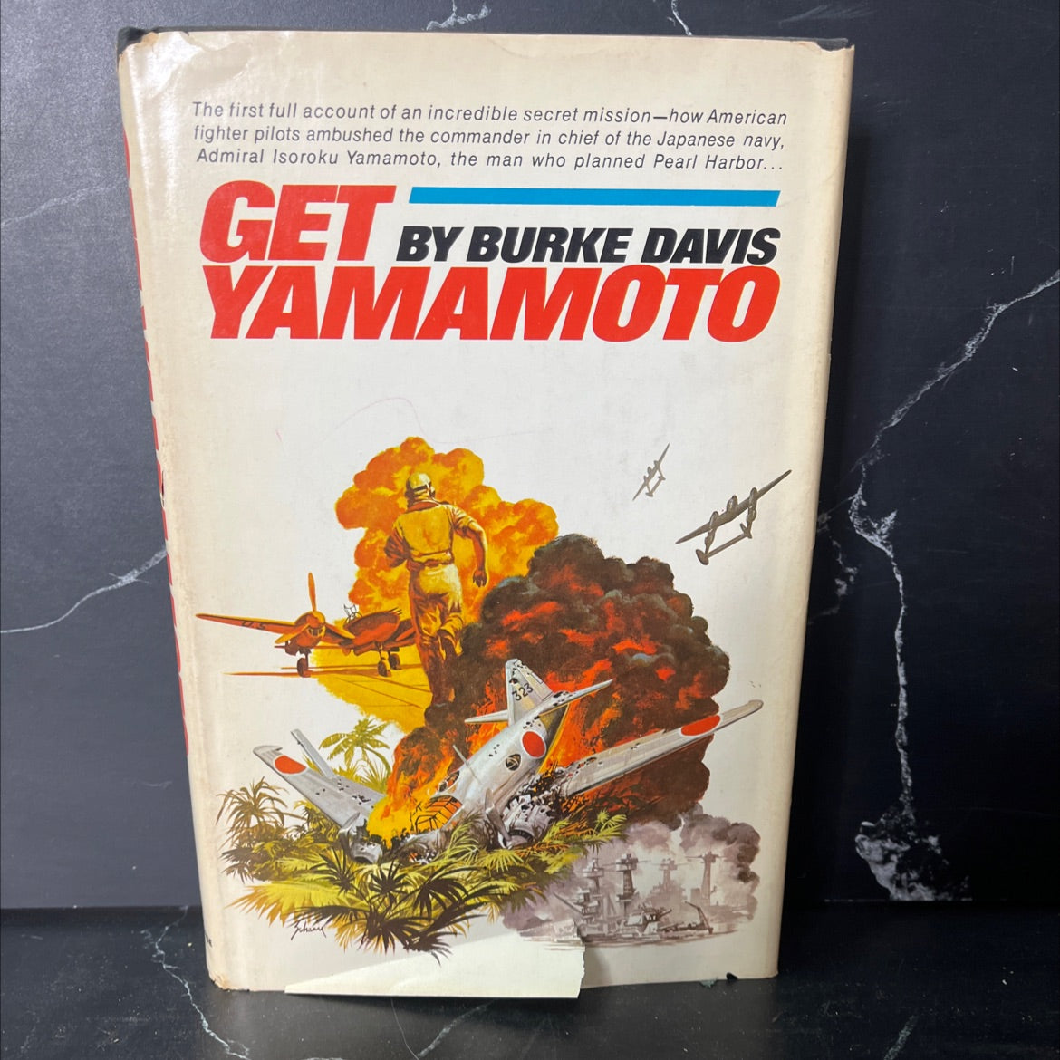 get yamamoto book, by burke davis, 1969 Hardcover, Vintage image 1
