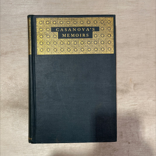 giacomo casanova his life and memoirs book, by giacomo casanova, 1929 Hardcover, Antique image 1