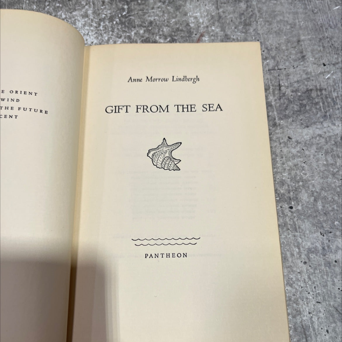 gift from the sea book, by anne morrow lindbergh, 1955 Hardcover image 2