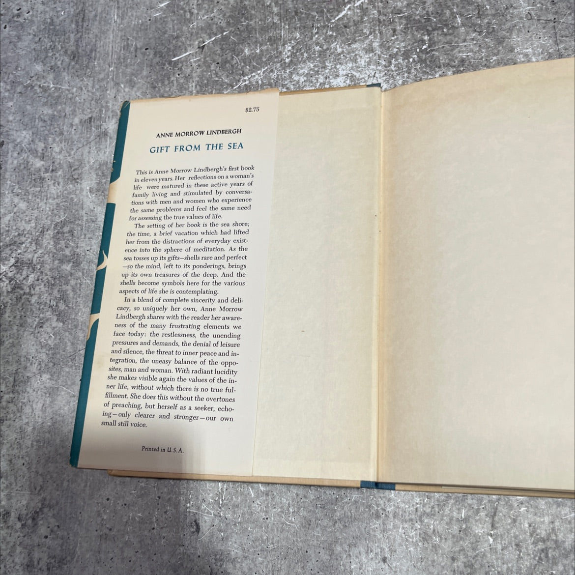 gift from the sea book, by anne morrow lindbergh, 1955 Hardcover image 4