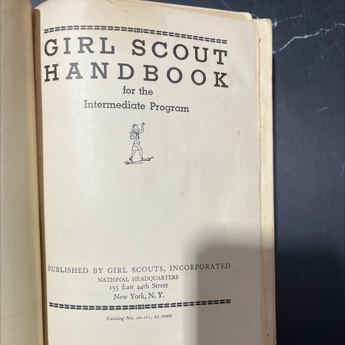 girl scout handbook for the intermediate program book, by girl scouts, incorporated, 1942 Hardcover image 2
