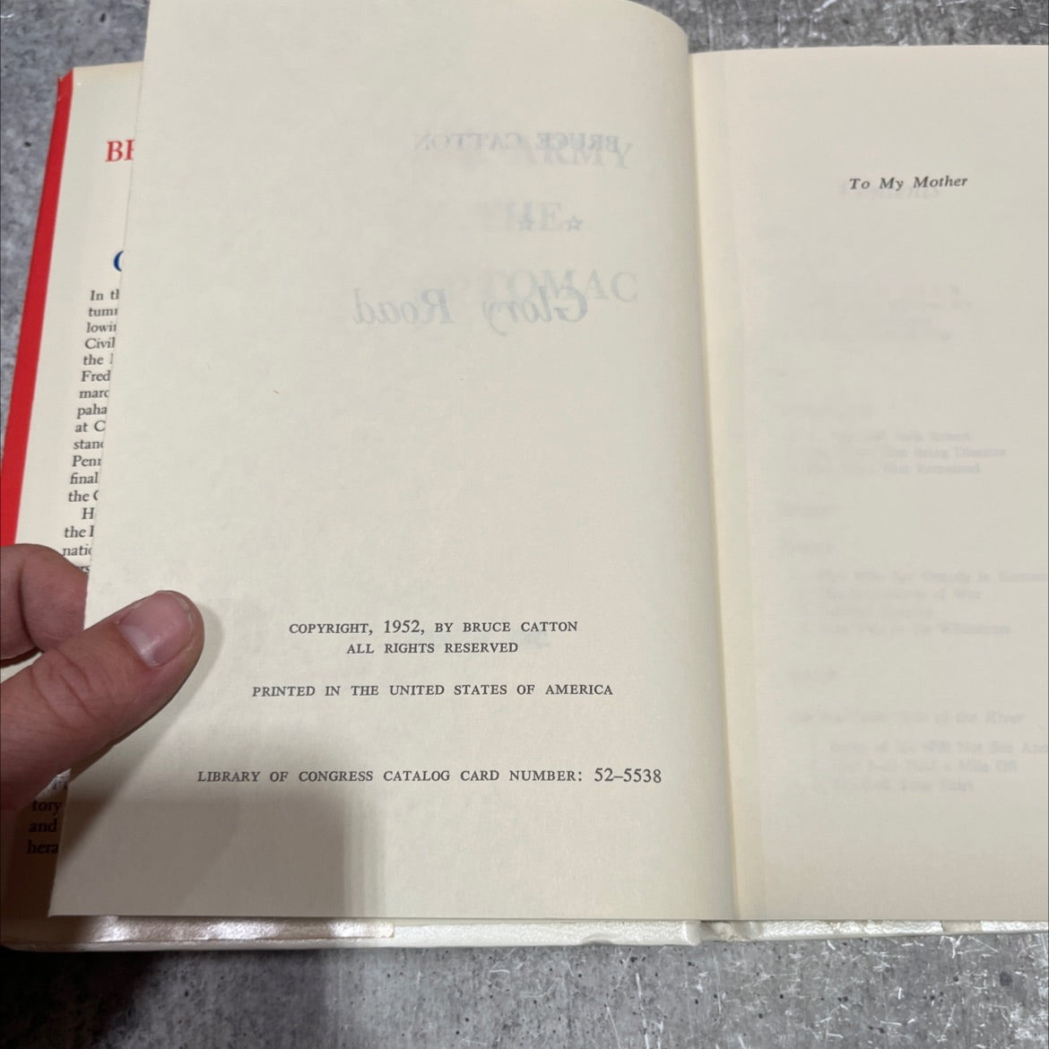 glory road book, by bruce catton, 1952 Hardcover image 3