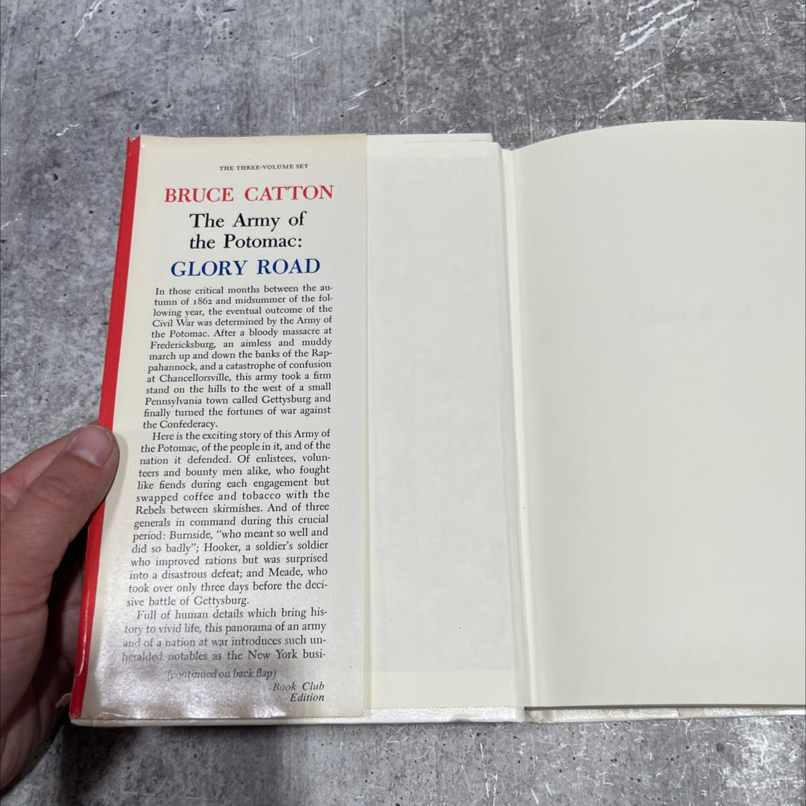 glory road book, by bruce catton, 1952 Hardcover image 4