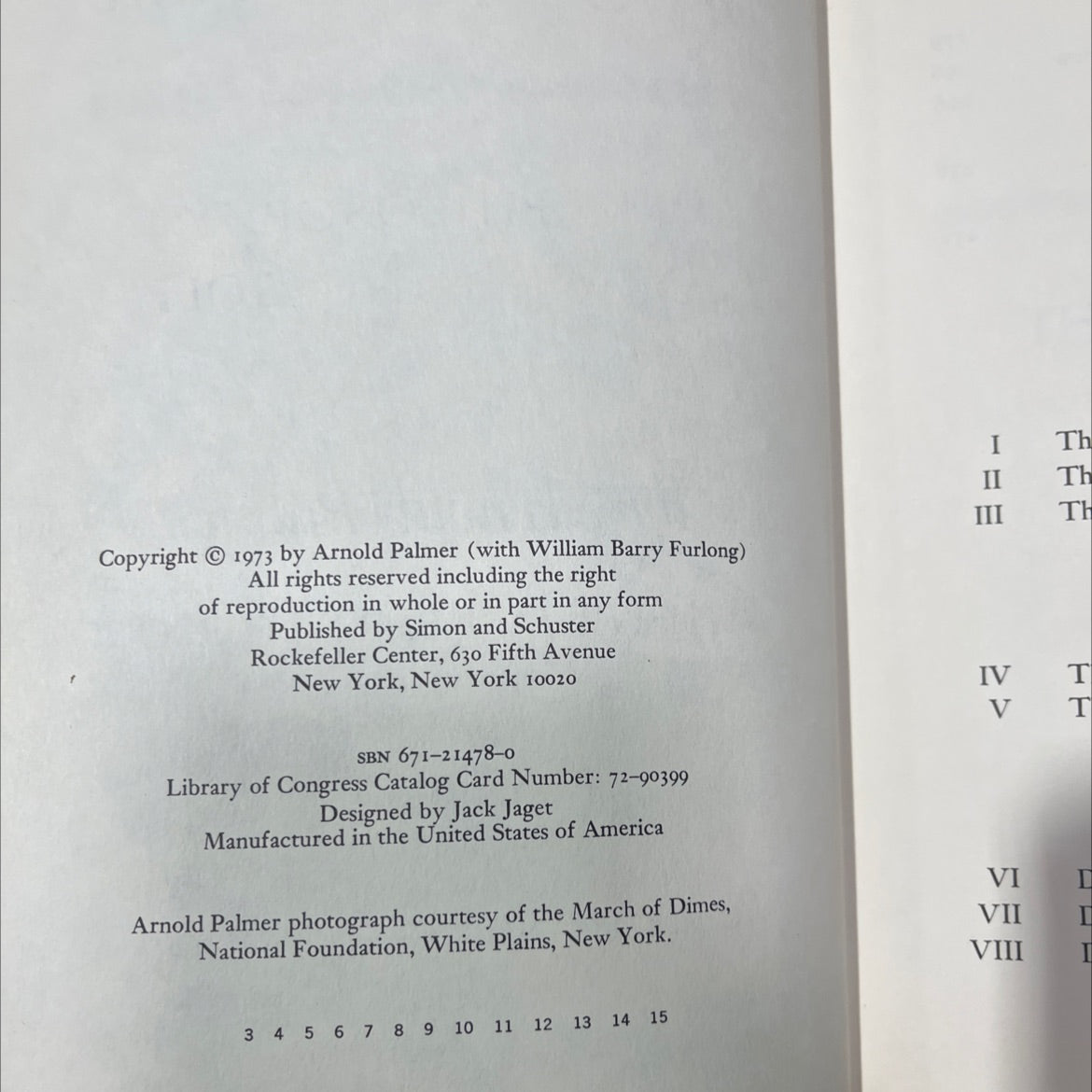 go for broke my philosophy of winning golf book, by Arnold Palmer, 1973 Hardcover image 3