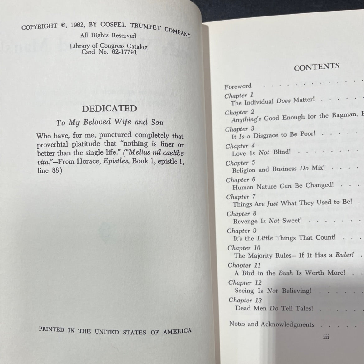 god's word--and man's! a positive approach to the relationship of god's truth to man's wisdom in a time of stress book, image 3