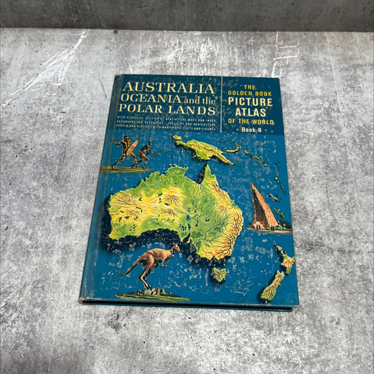 golden book picture atlas of the world in six volumes book, by philip bacon, 1960 Hardcover image 1