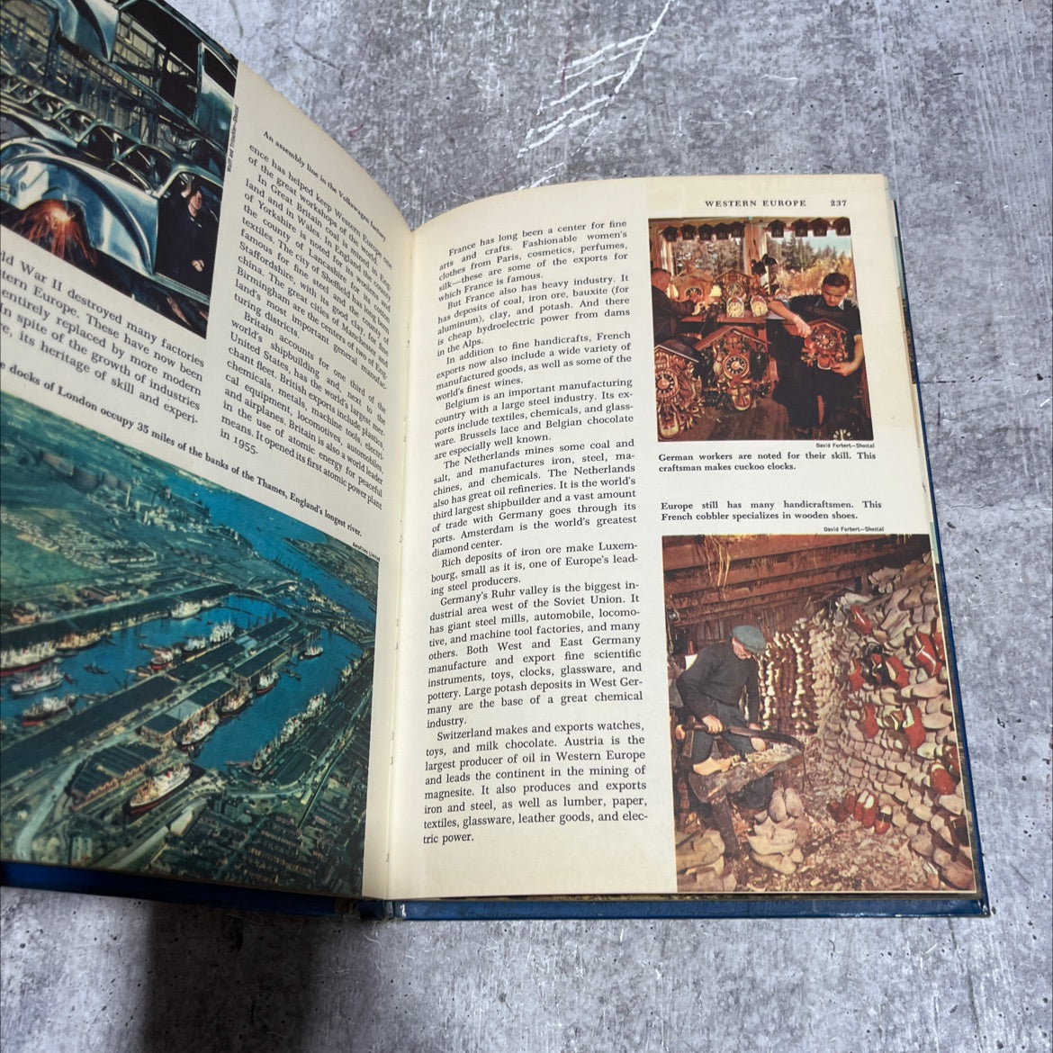 golden book picture atlas of the world in six volumes book, by henry hill collins, jr., 1960 Hardcover image 3