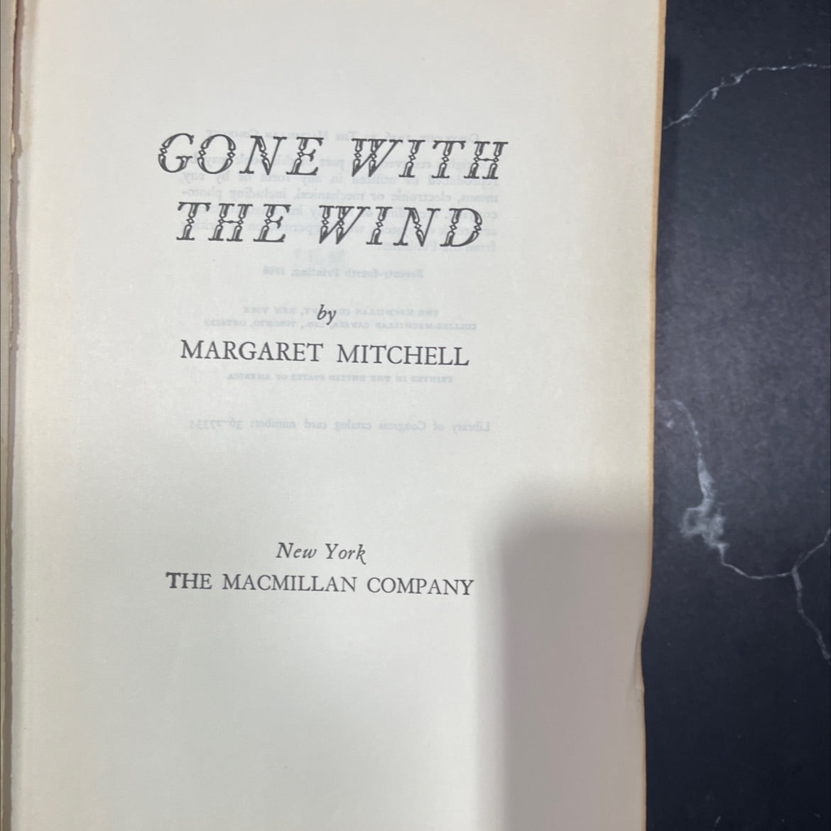 gone with the wind book, by margaret mitchell, 1936 Hardcover image 2