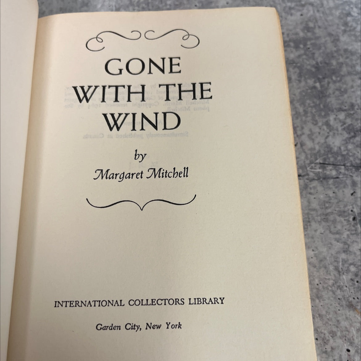 gone with the wind book, by Margaret Mitchell, 1964 Hardcover image 2