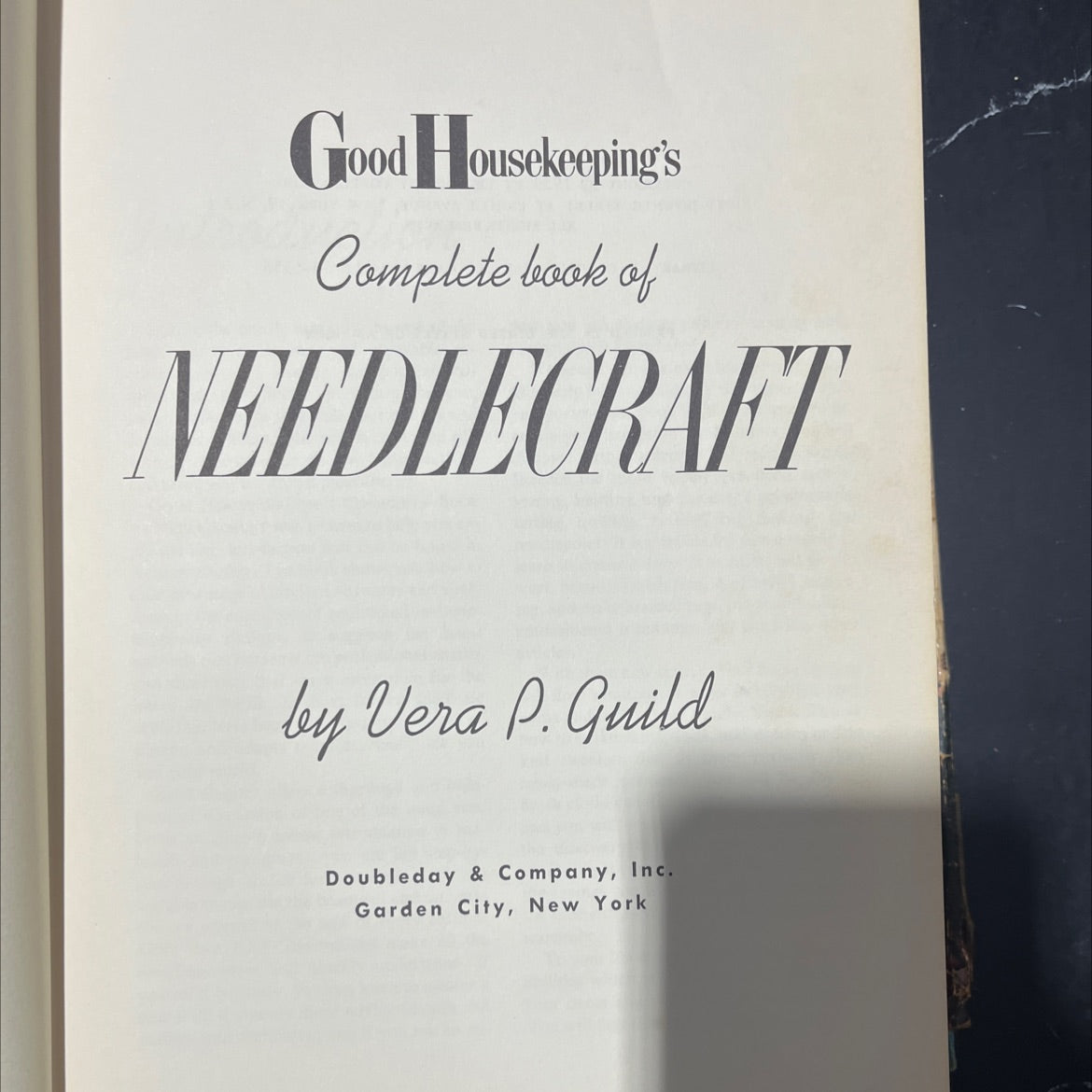 good housekeeping's complete book of needlecraft book, by vera p. guild, 1959 Hardcover image 2