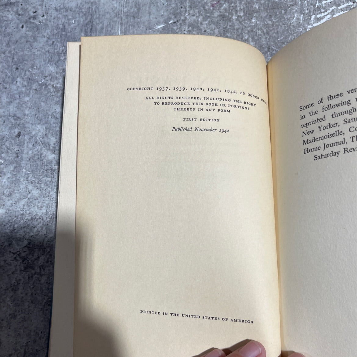 good intentions book, by ogden nash, 1942 Hardcover image 3