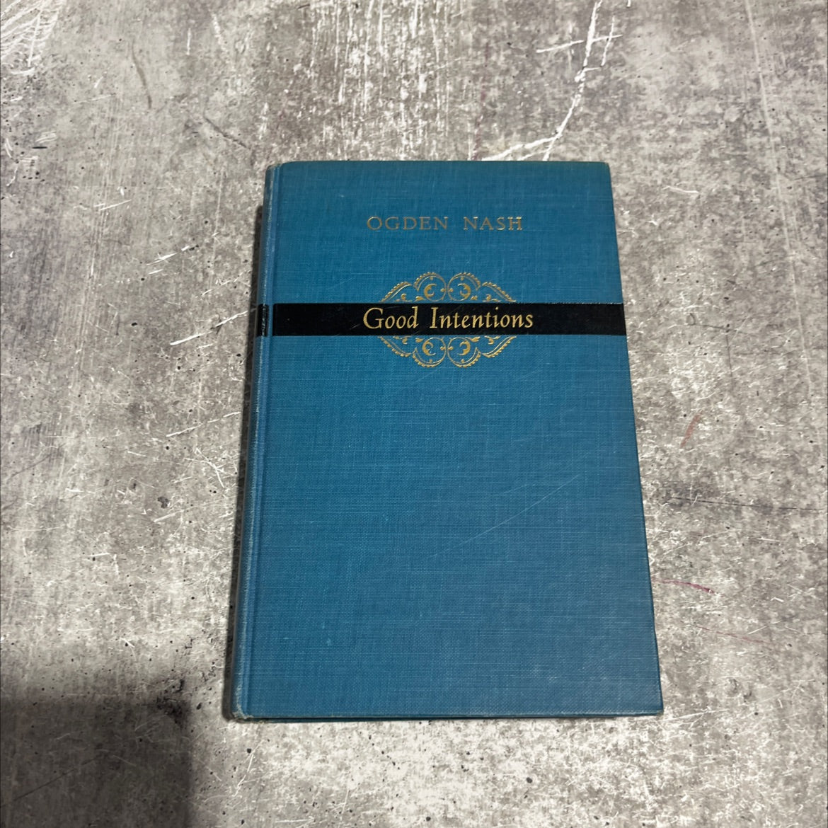 good intentions book, by ogden nash, 1942 Hardcover image 1