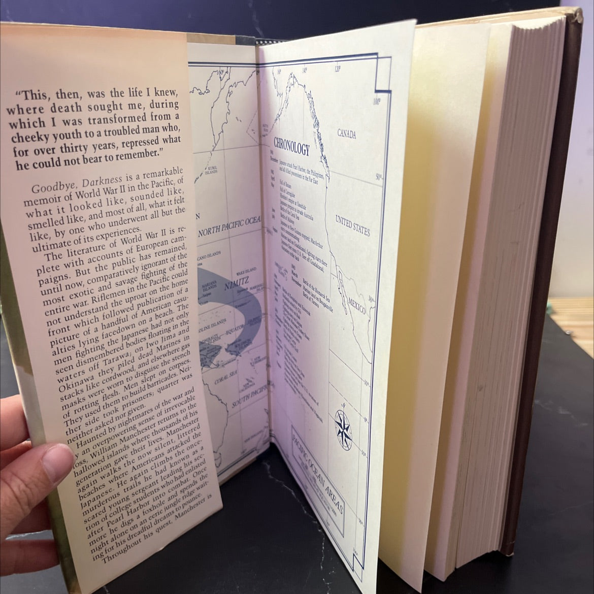 goodbye, darkness a memoir of the pacific war book, by William Manchester, 1980 Hardcover image 4