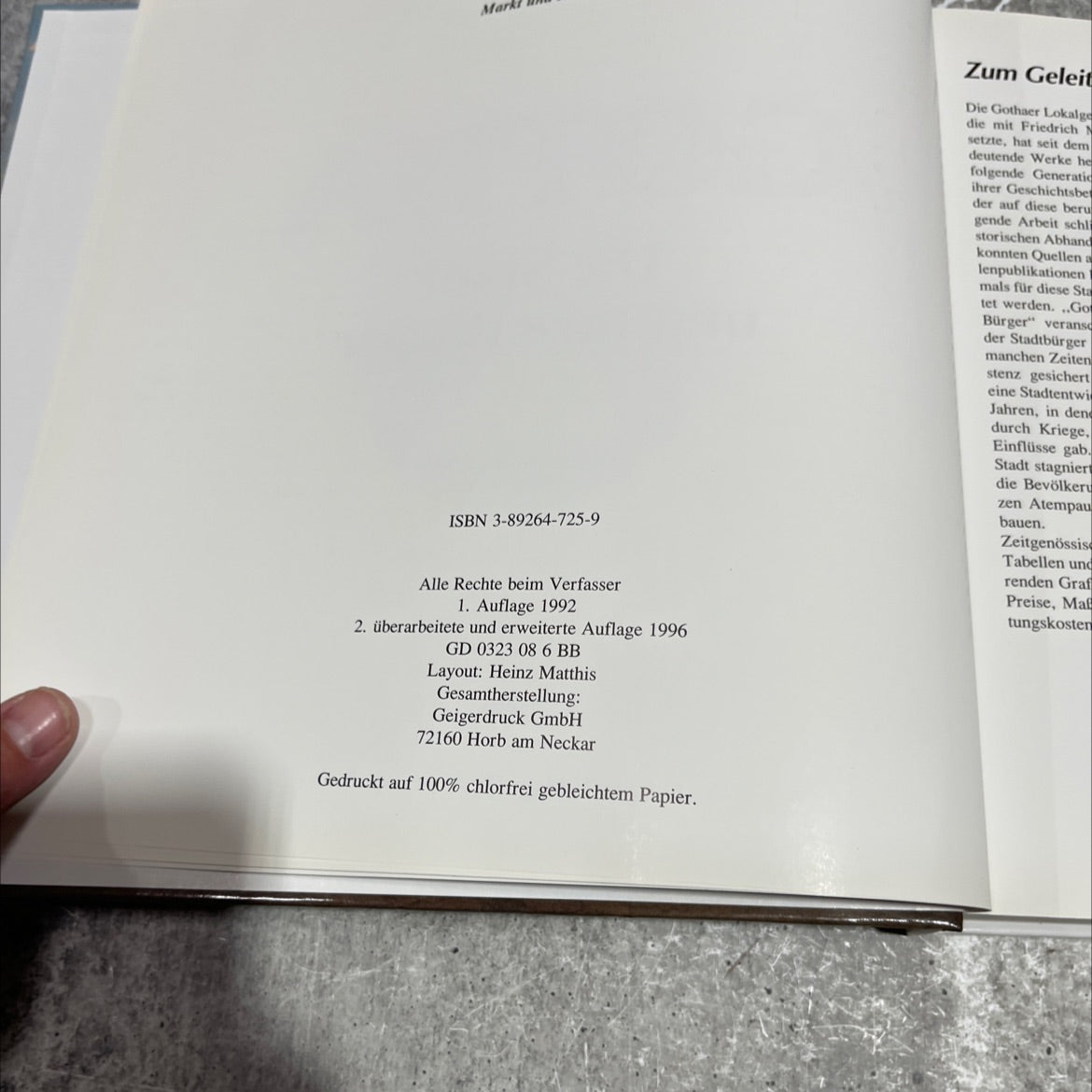 gotha the city and its citizens book, by Helga Raschke, 1996 Hardcover image 3