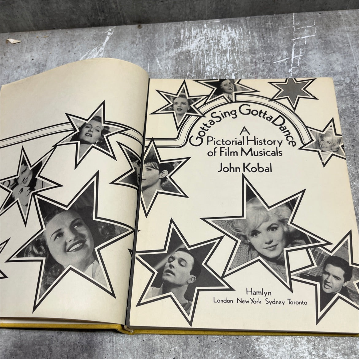 gotta sing gotta dance pictorial history of film musicals book, by john kobal, 1970 Hardcover image 2