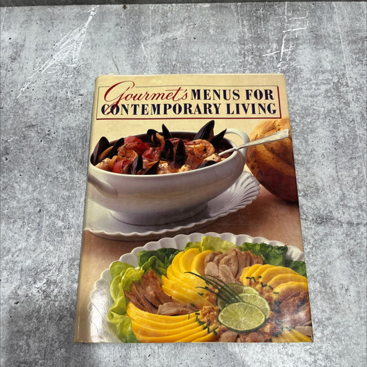 gourmet's menus for contemporary living book, by evie righter, 1985 Hardcover image 1