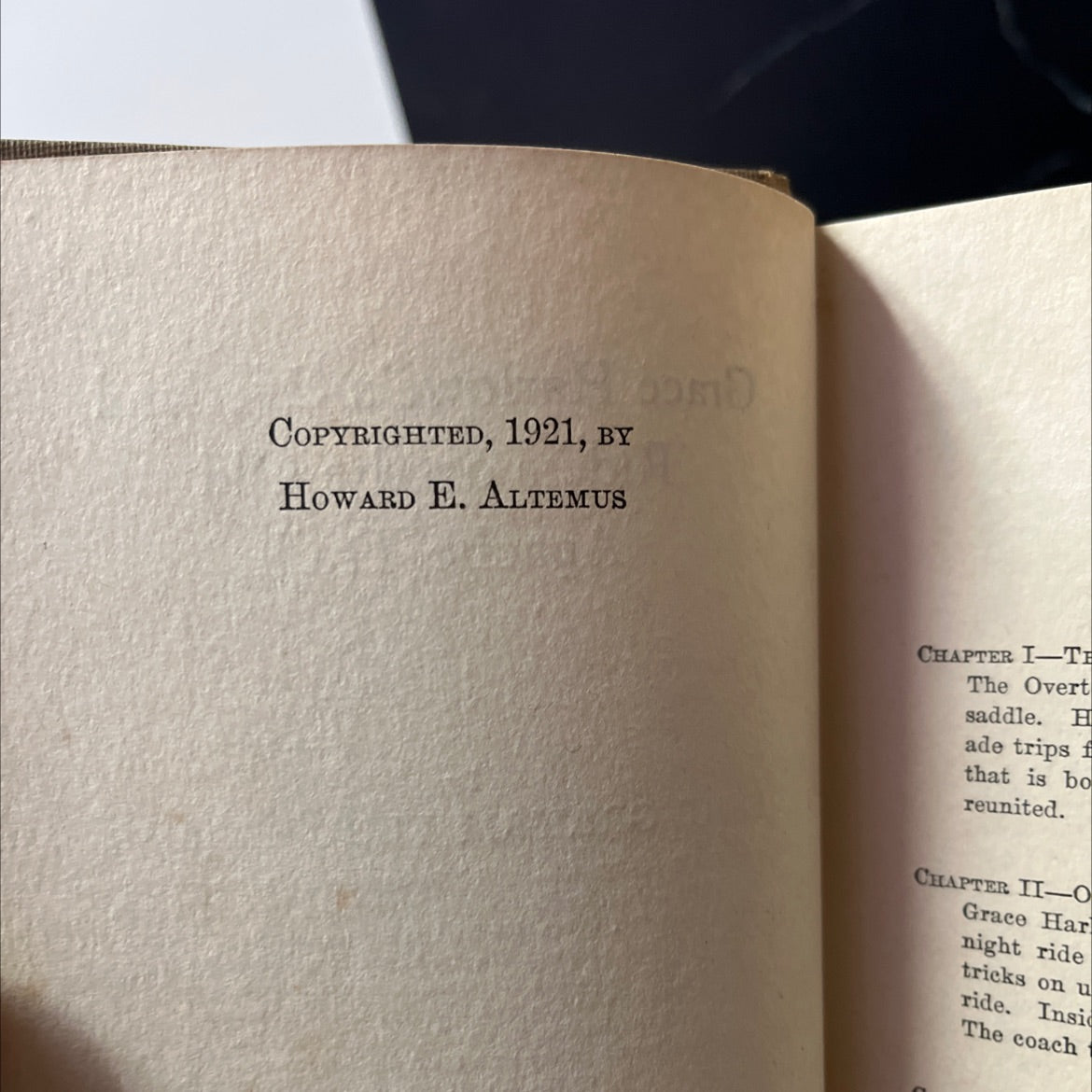 grace harlowe's overland riders on the old apache trail book, by jessie graham flower, 1921 Hardcover image 3