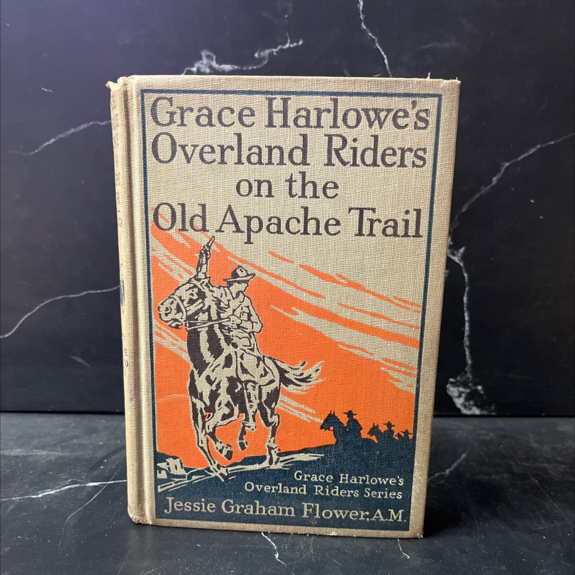 grace harlowe's overland riders on the old apache trail book, by jessie graham flower, 1921 Hardcover image 1