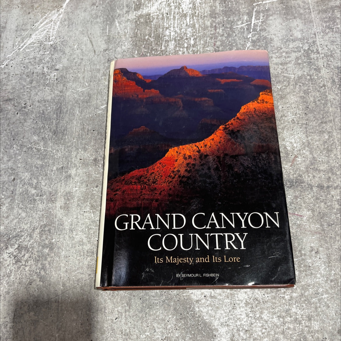 grand canyon country: its majesty and its lore book, by seymour l. fishbein, 1991 Hardcover image 1