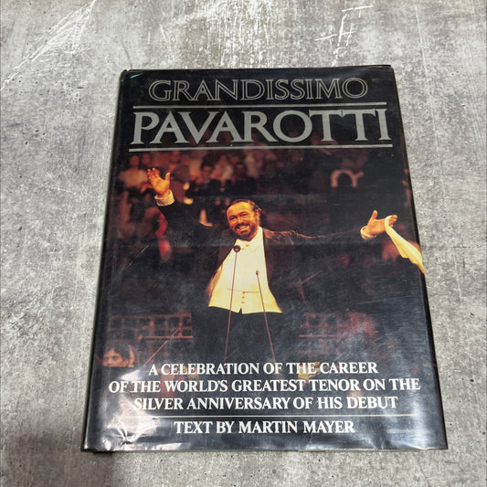 grandissimo pavarotti book, by martin mayer, 1986 Hardcover image 1
