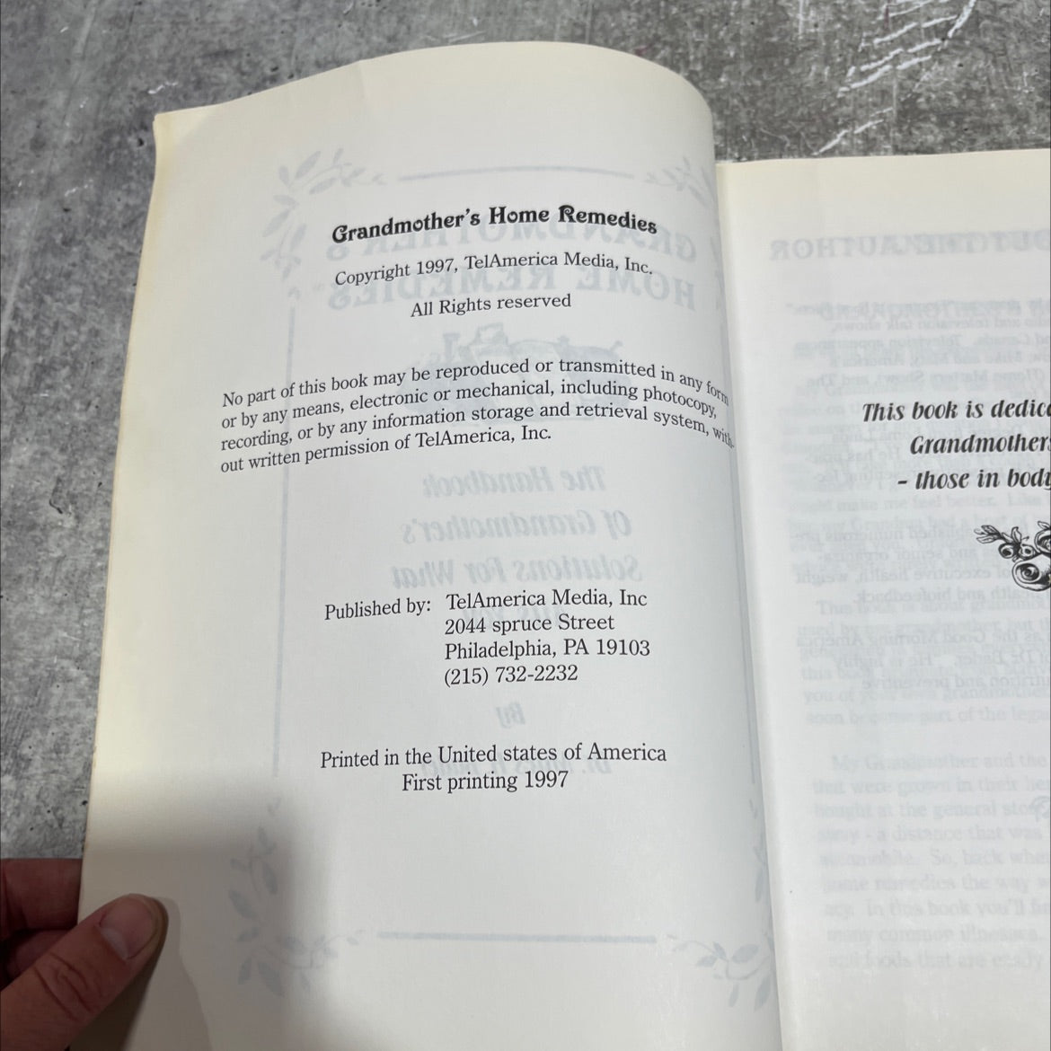 grandmother's home remedies book, by Dr. Miles H. Bader, 1997 Paperback image 3