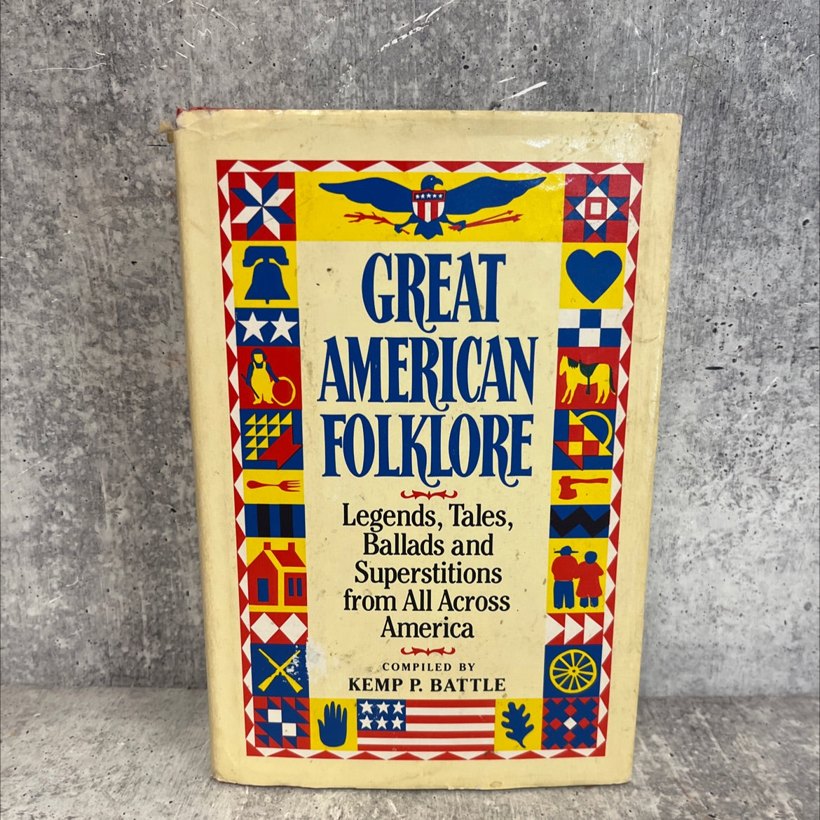 great american folklore legends, tales, ballads, and superstitions from all across america book, by kemp p. battle, image 1