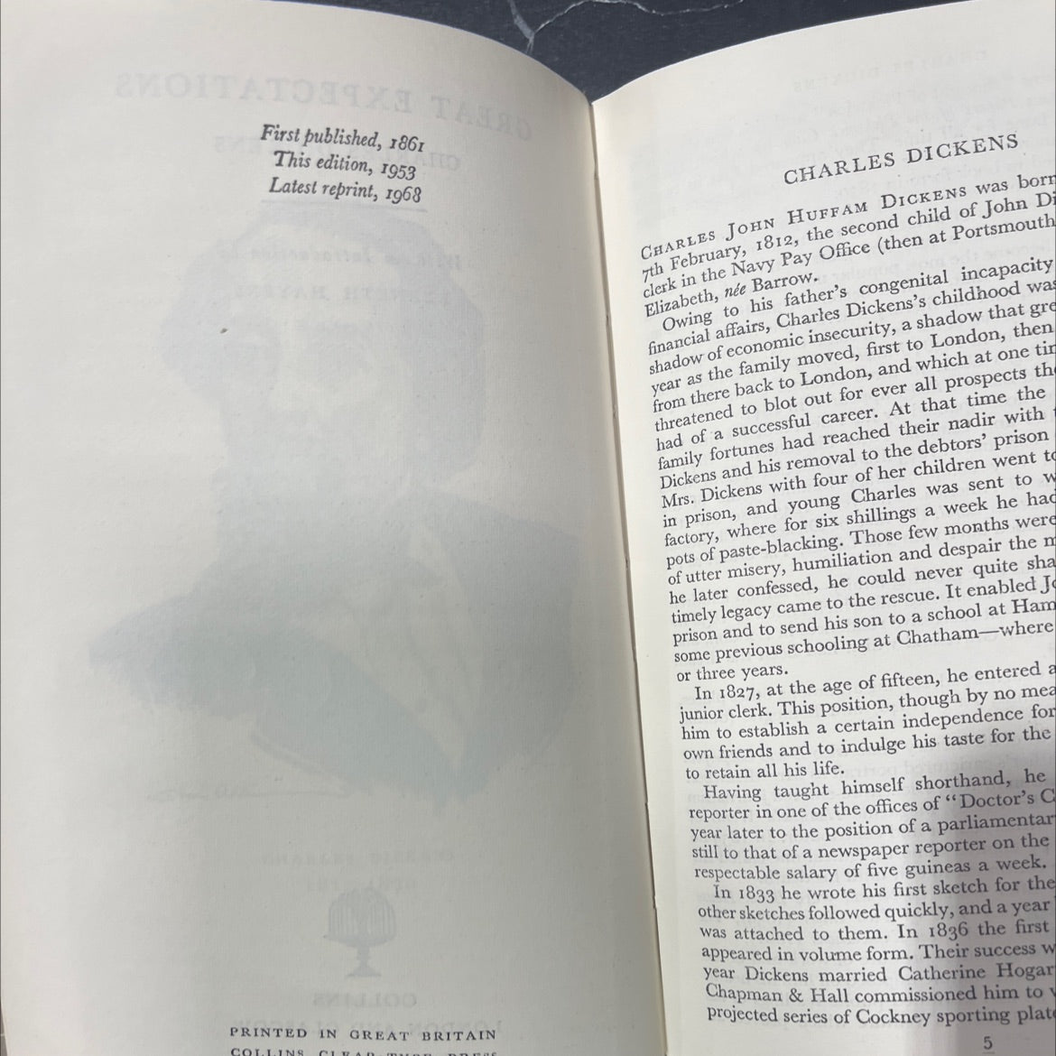 great expectations book, by charles dickens, 1968 Hardcover image 3