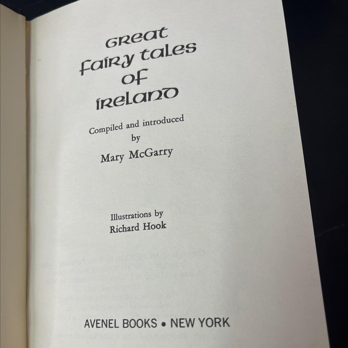 great fairy tales of ireland book, by mary mcgarry, 1973 Hardcover, Vintage image 2